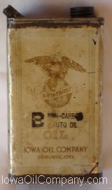 Iowa Oil Company Half Gallon