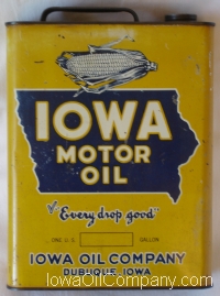 Iowa Oil Gallon Can